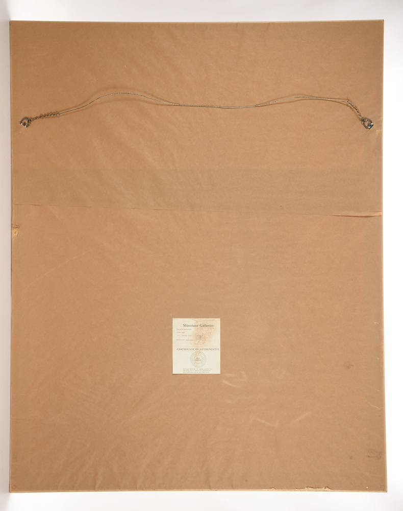 Erté Signed Limited Edition Serigraph "Tanagra (Blue)"