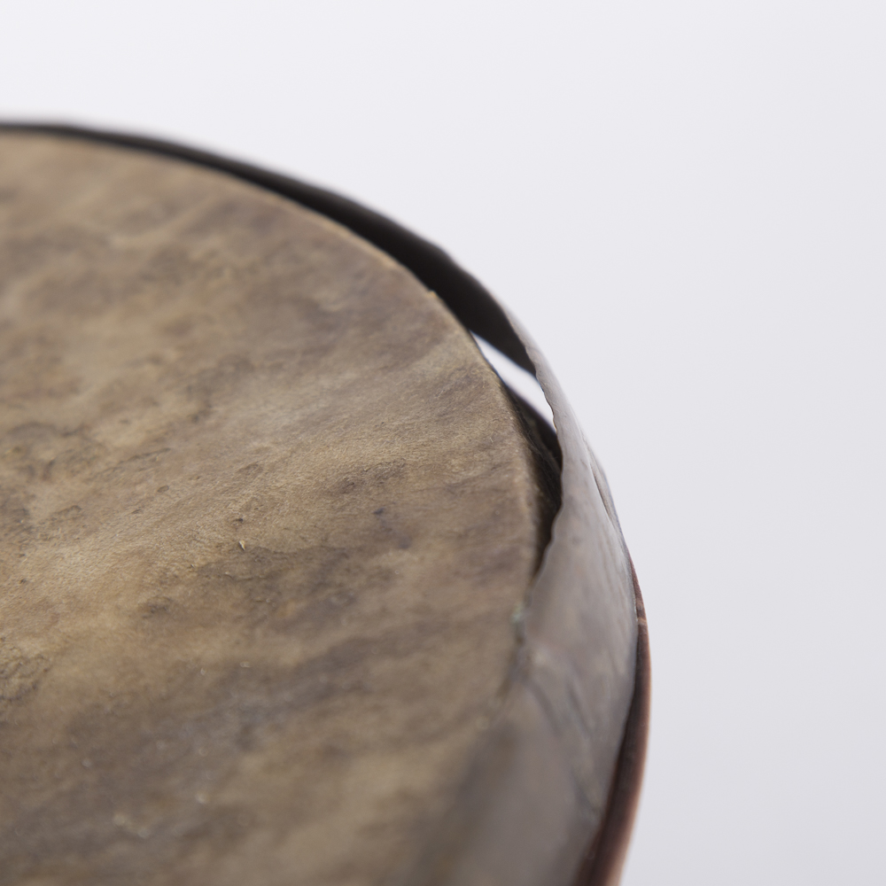 Vintage Wood and Brass Damaru Drum