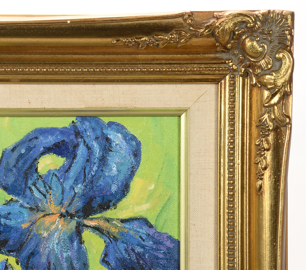 Oil Copy Painting on Canvas after Vincent van Gogh "Irises"