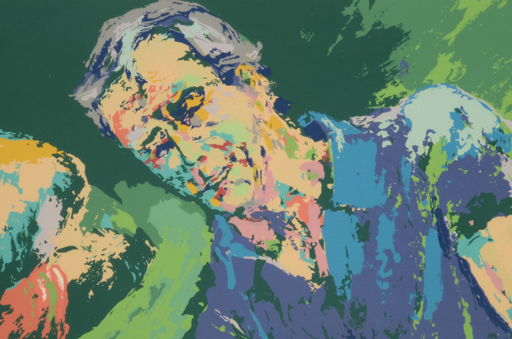 Serigraphic Reproduction after LeRoy Neiman 1984 Golf Painting