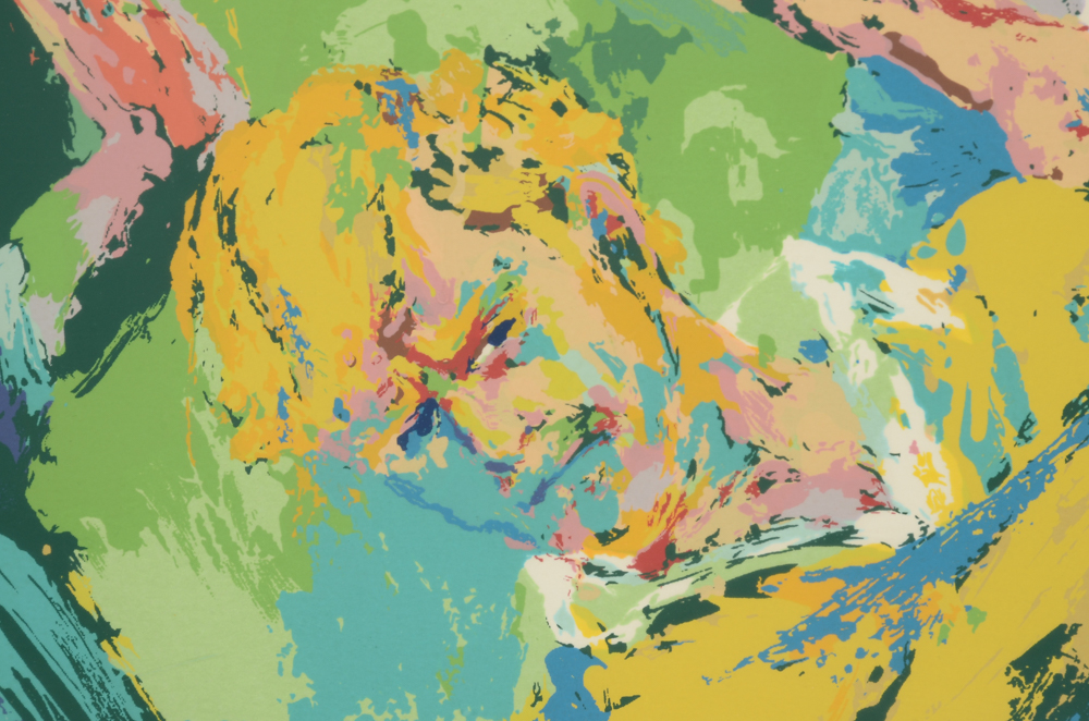 Serigraphic Reproduction after LeRoy Neiman 1984 Golf Painting