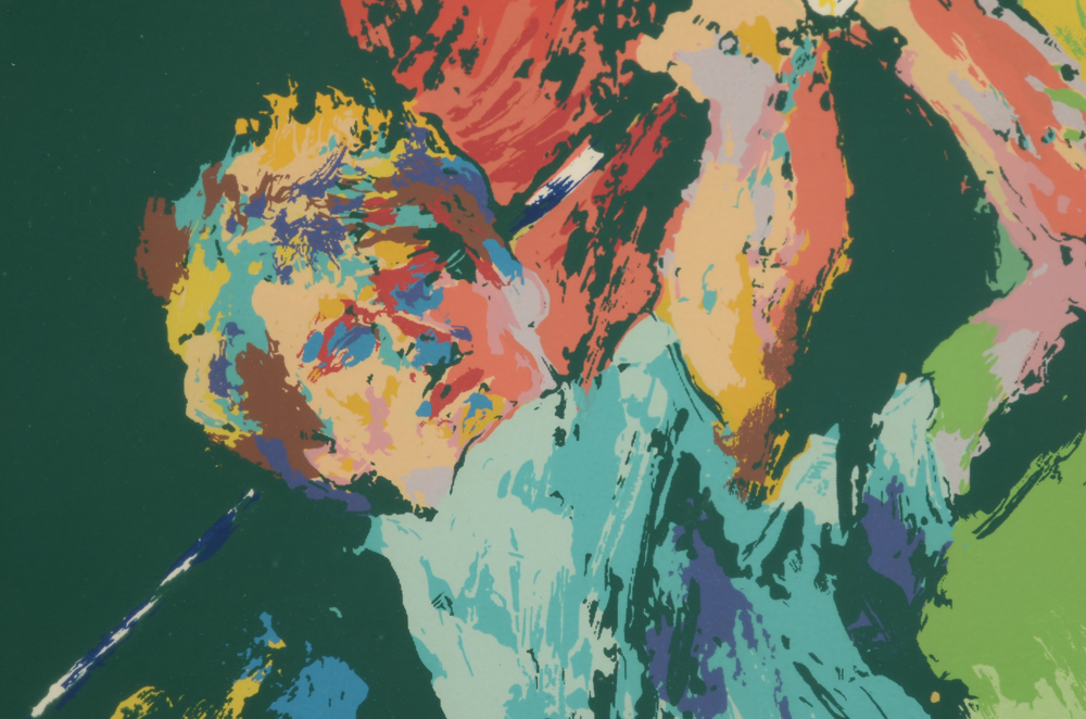 Serigraphic Reproduction after LeRoy Neiman 1984 Golf Painting