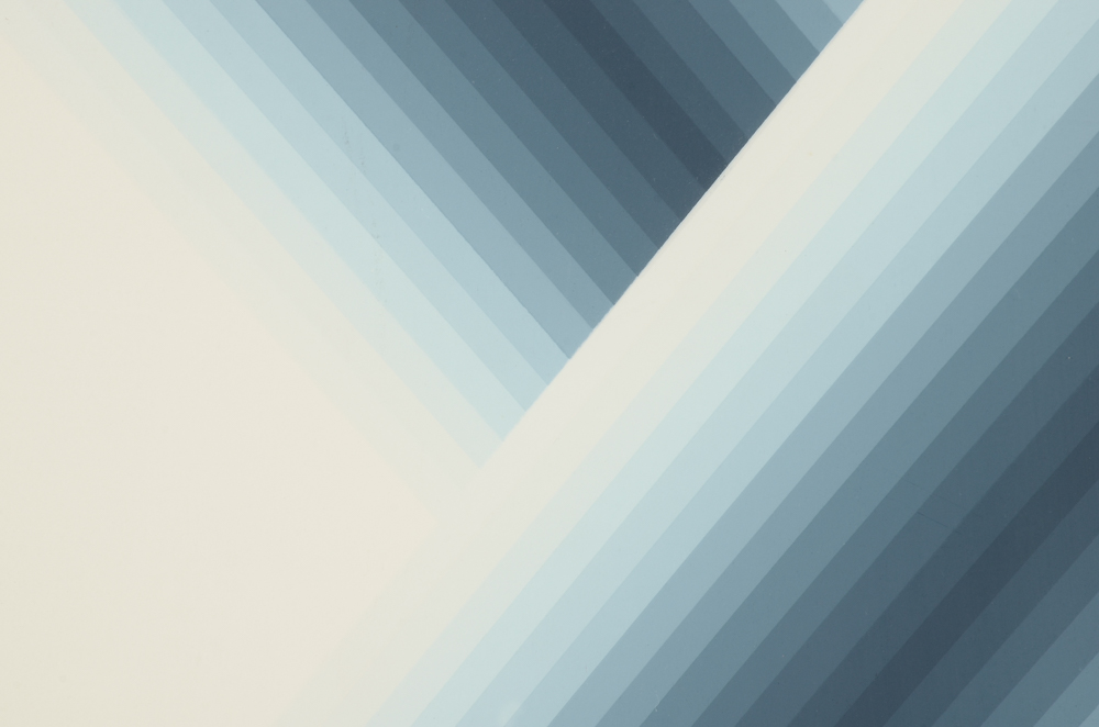 Babe Shapiro Signed Limited Edition 1971 Serigraph "Z III"