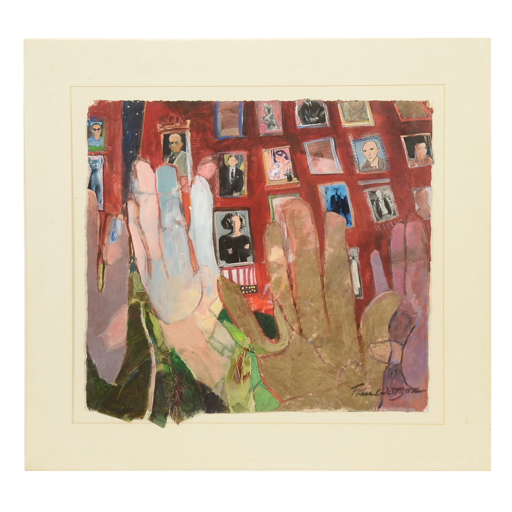 Fran Watson Original Mixed Media Painting