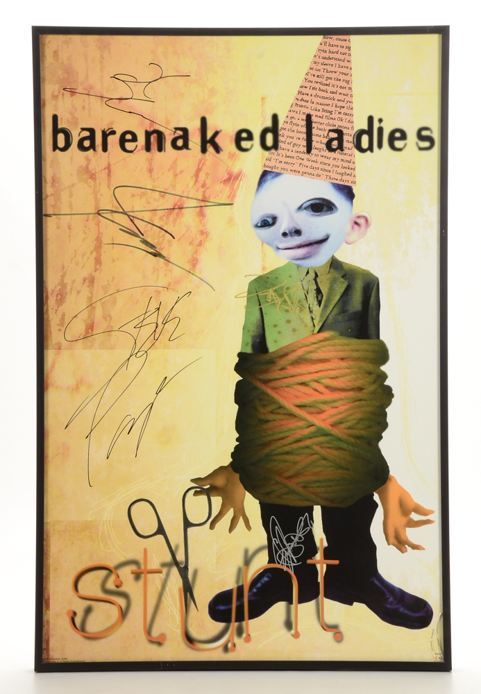 Autographed Barenaked Ladies Poster with COA