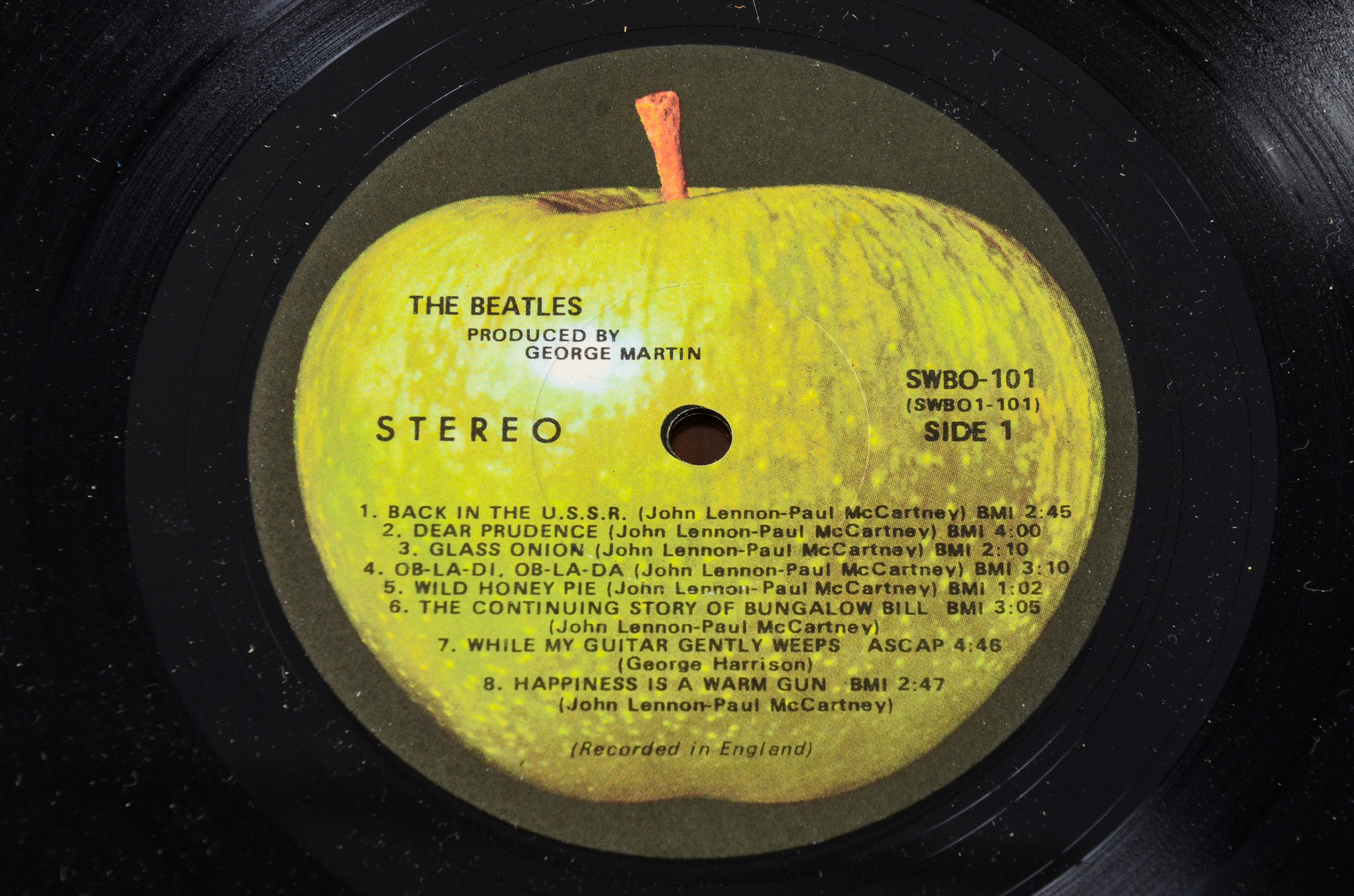 Early U.S. Pressings of Beatles "White Album" and "Sgt. Pepper"