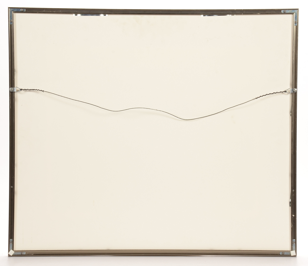 Barbara Young Signed Limited Edition Block Relief Print "Game of Hearts - Contemporary Family"