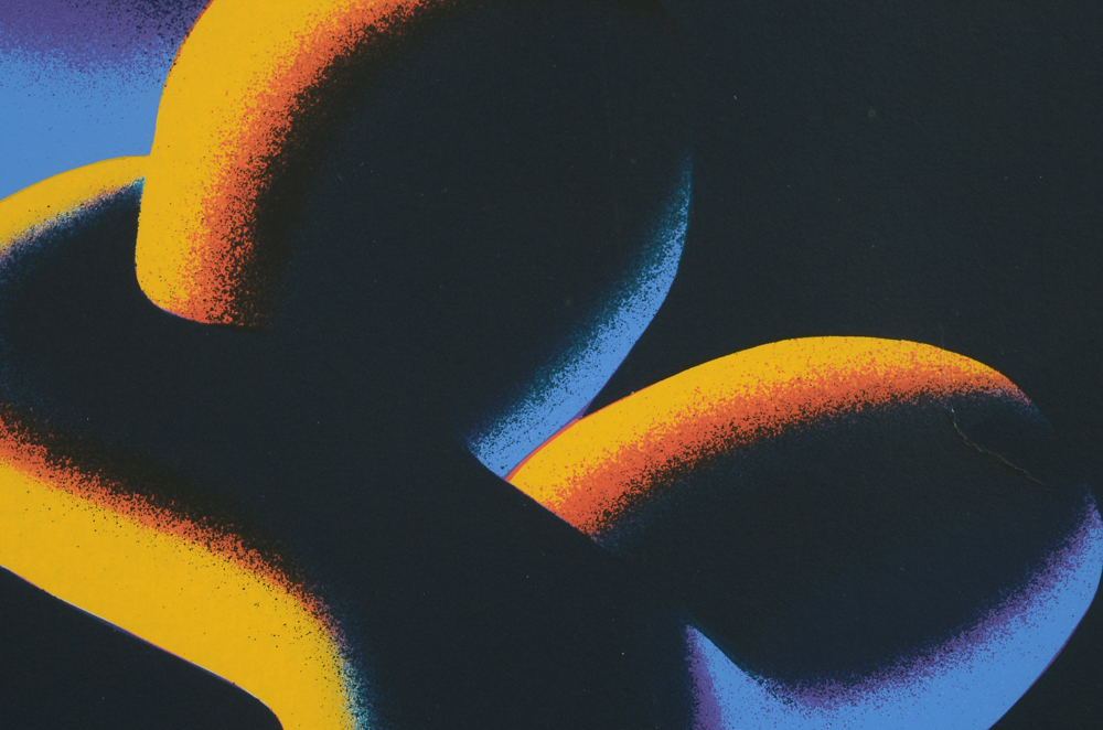 Mark Kostabi Signed Limited Edition 1990 Serigraph "Kostabi #5"