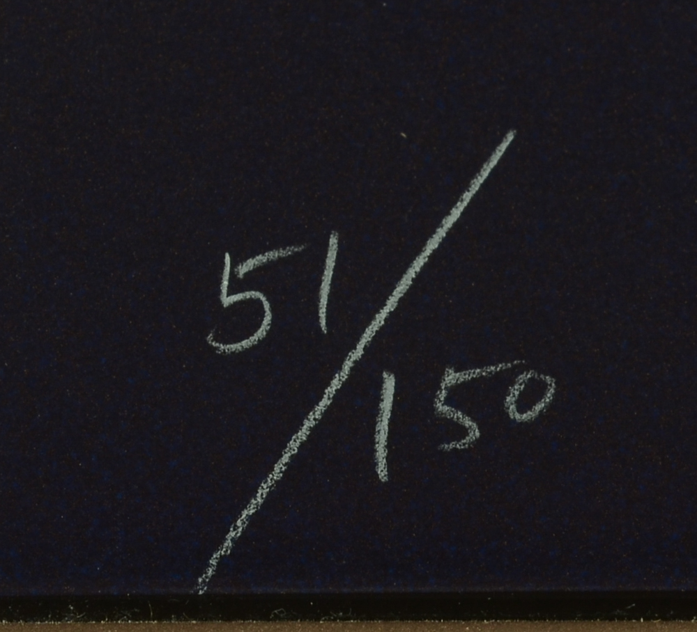 Mark Kostabi Signed Limited Edition 1990 Serigraph "Kostabi #5"