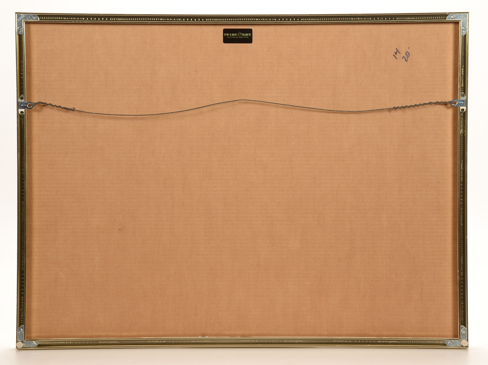 Terry P. Corcoran Mixed Media Monoprint "Chorus in the Current"