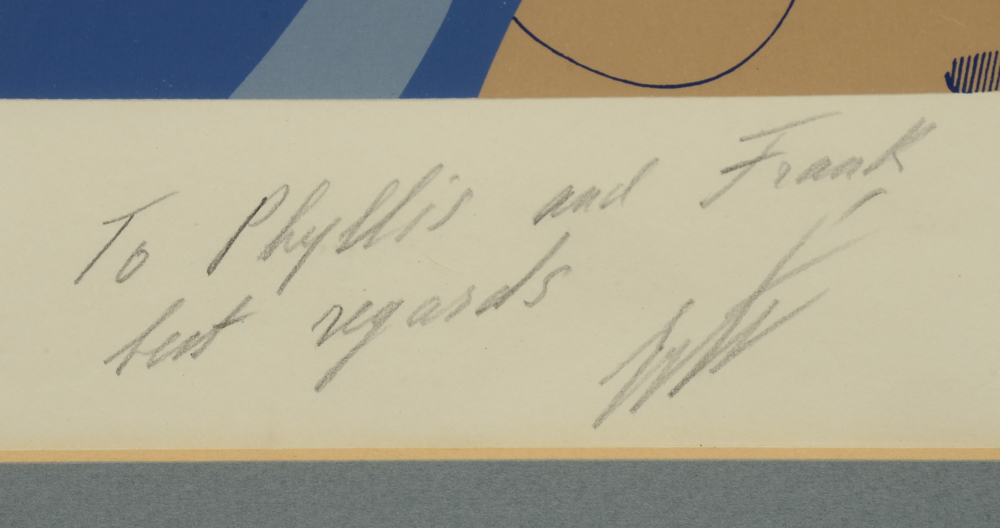 Erté Signed Limited Edition Serigraph "Reflections"