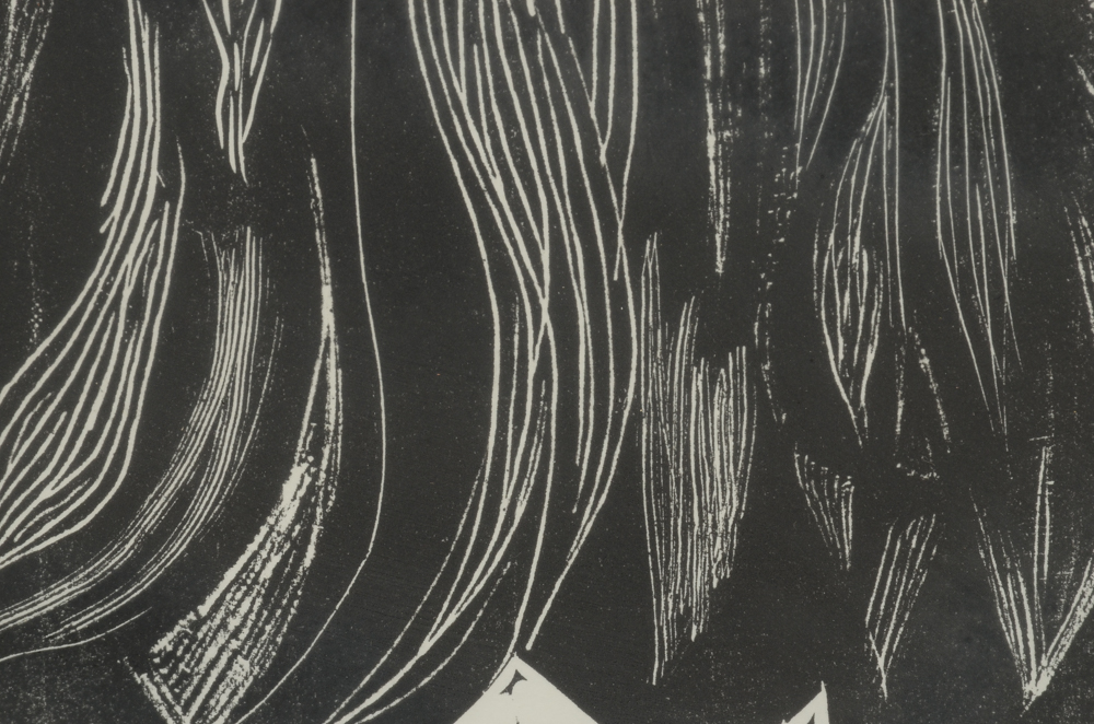 Irving Amen Limited Edition Woodblock Print "Moses"