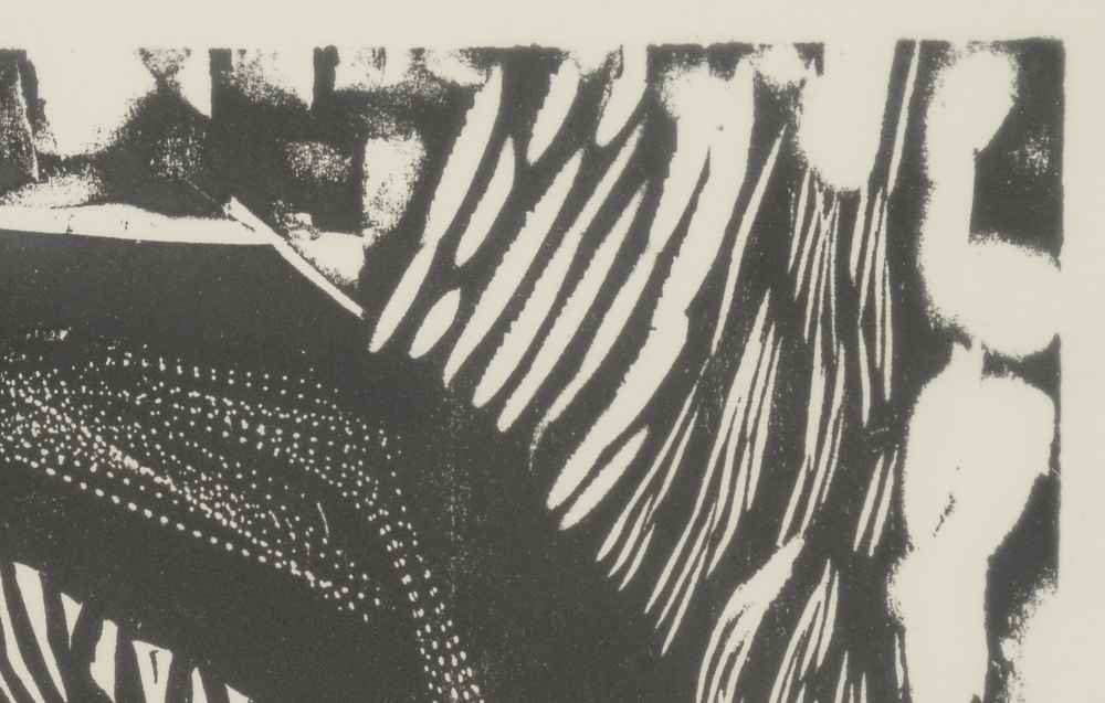 Irving Amen Limited Edition Woodblock Print "Moses"