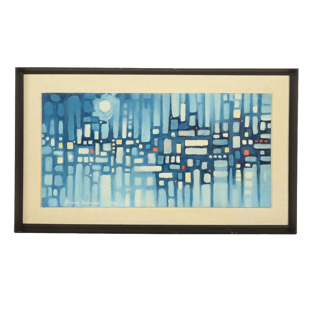 Steve Huffman Original Oil Painting on Canvas Board