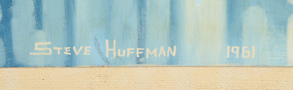 Steve Huffman Original Oil Painting on Canvas Board
