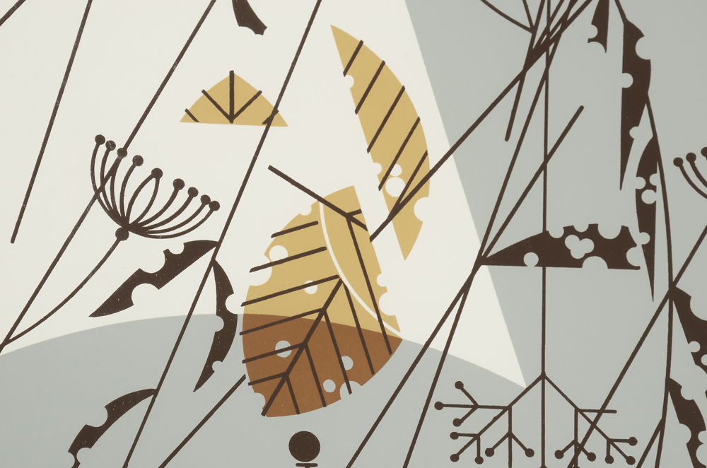 Charley Harper Signed Limited Edition 1978 Serigraph "Hare's Breadth"