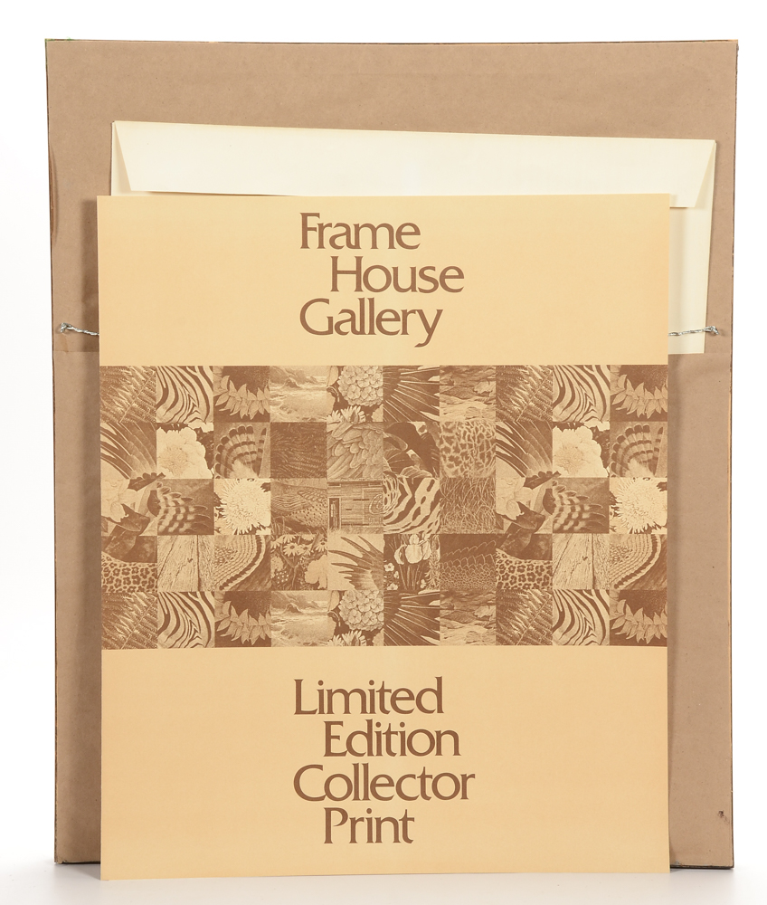 Charley Harper Signed Limited Edition 1978 Serigraph "Hare's Breadth"