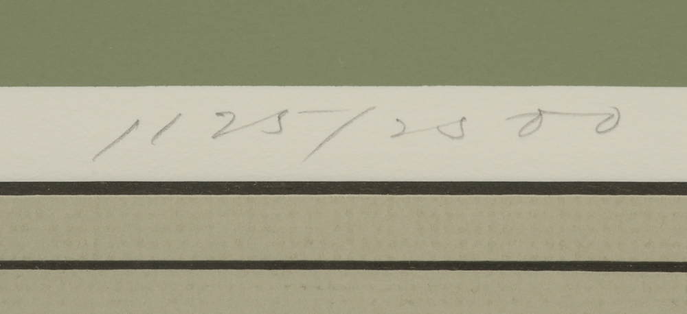 Charley Harper Signed Limited Edition 1977 Serigraph "Skipping School"