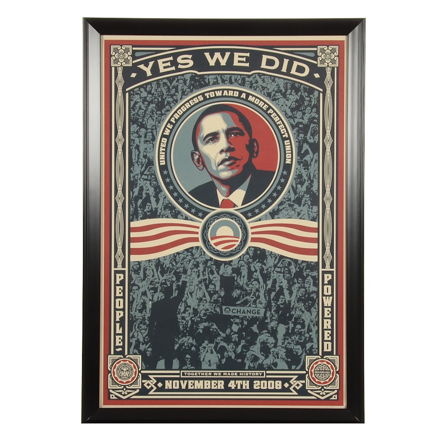 Shepard Fairey Limited Edition Offset Lithograph Poster