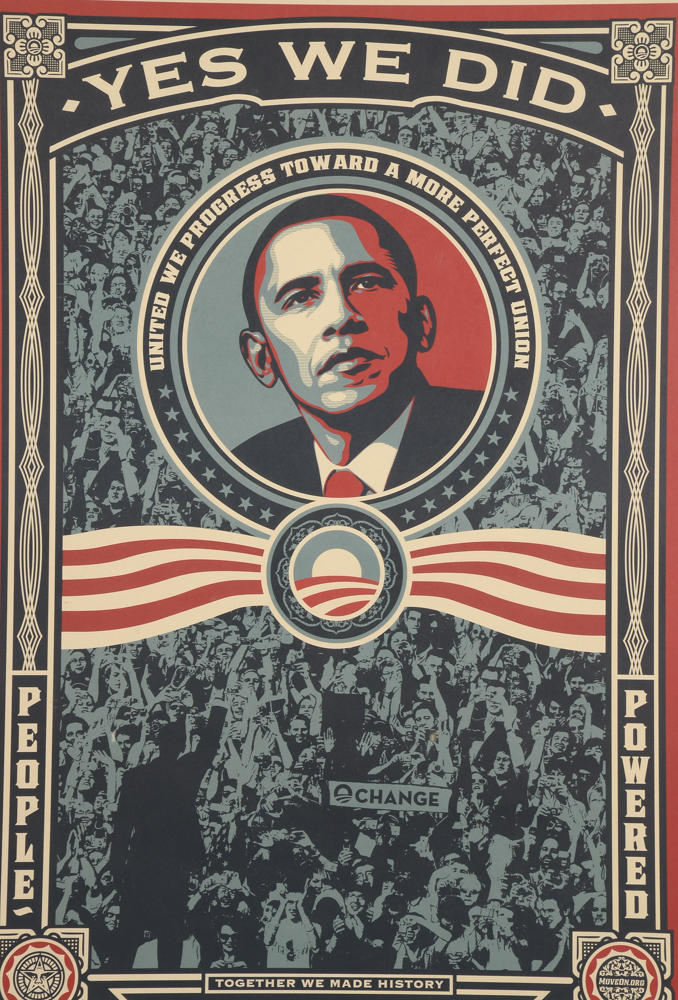 Shepard Fairey Limited Edition Offset Lithograph Poster