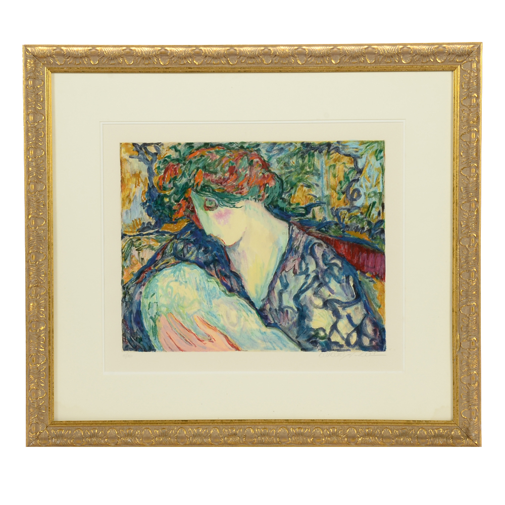 Barbara A. Wood Signed Limited Edition Seriolithograph