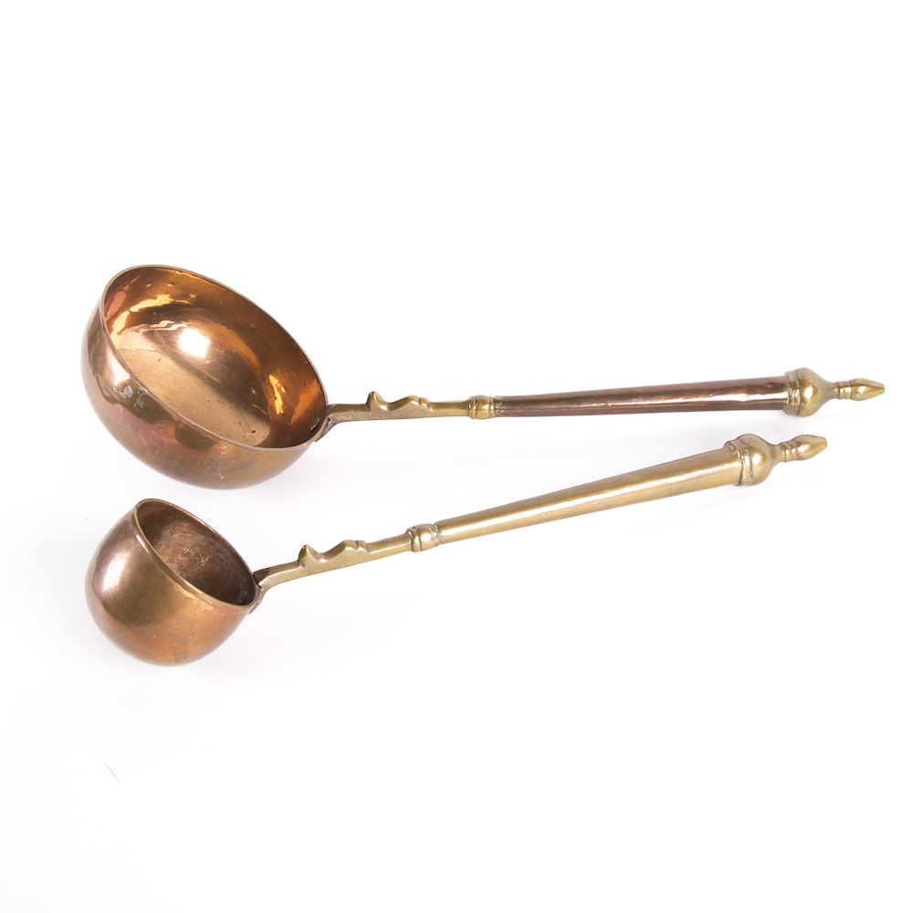 Handmade Brass and Copper Ladles