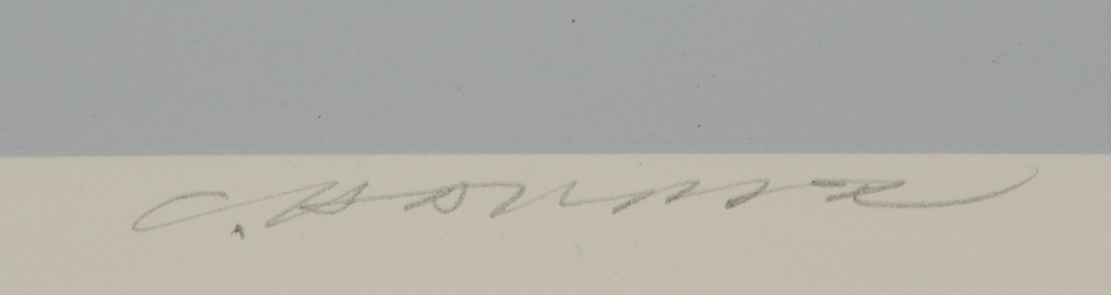 Charley Harper Limited Edition Serigraph "Whitecoat"