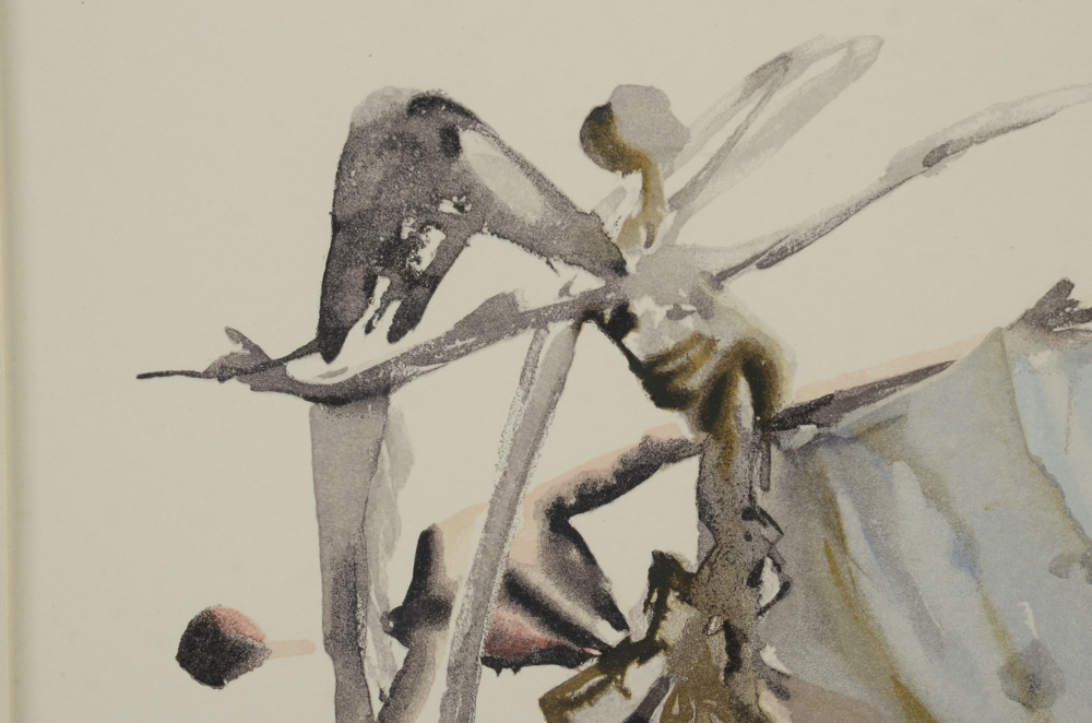 Salvador Dalí Limited Edition Lithograph "Purgatory Canto 3"