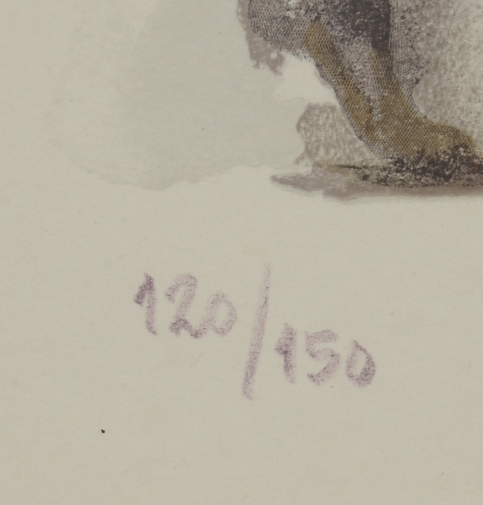 Salvador Dalí Limited Edition Lithograph "Purgatory Canto 3"