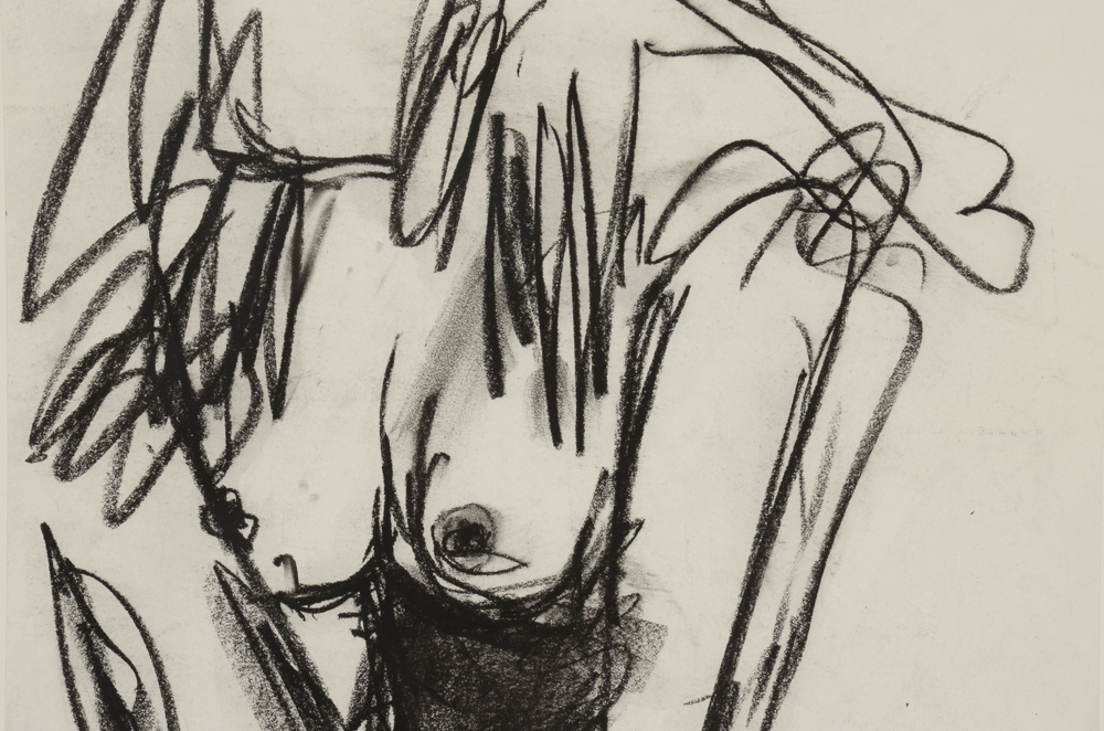 Robbie Kemper Original Charcoal Drawing "Nude 127"