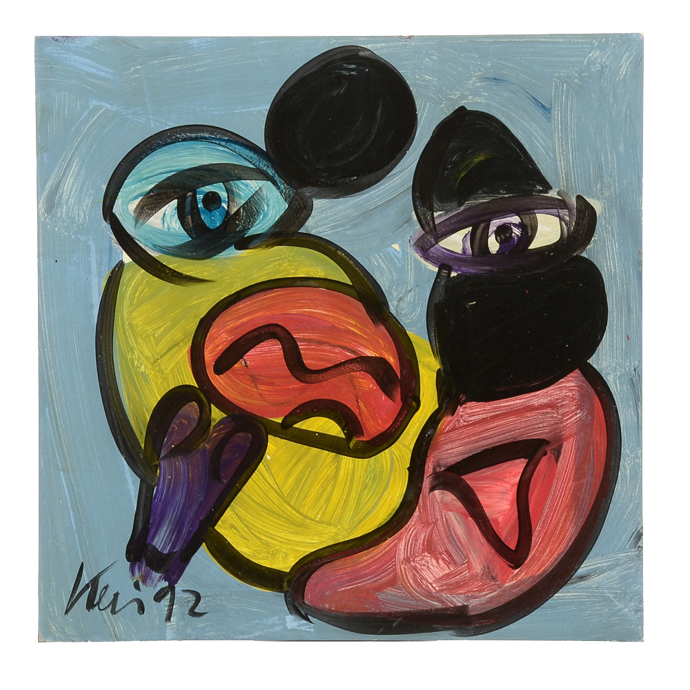 Peter Robert Keil Original Oil Painting on Board "Picasso"