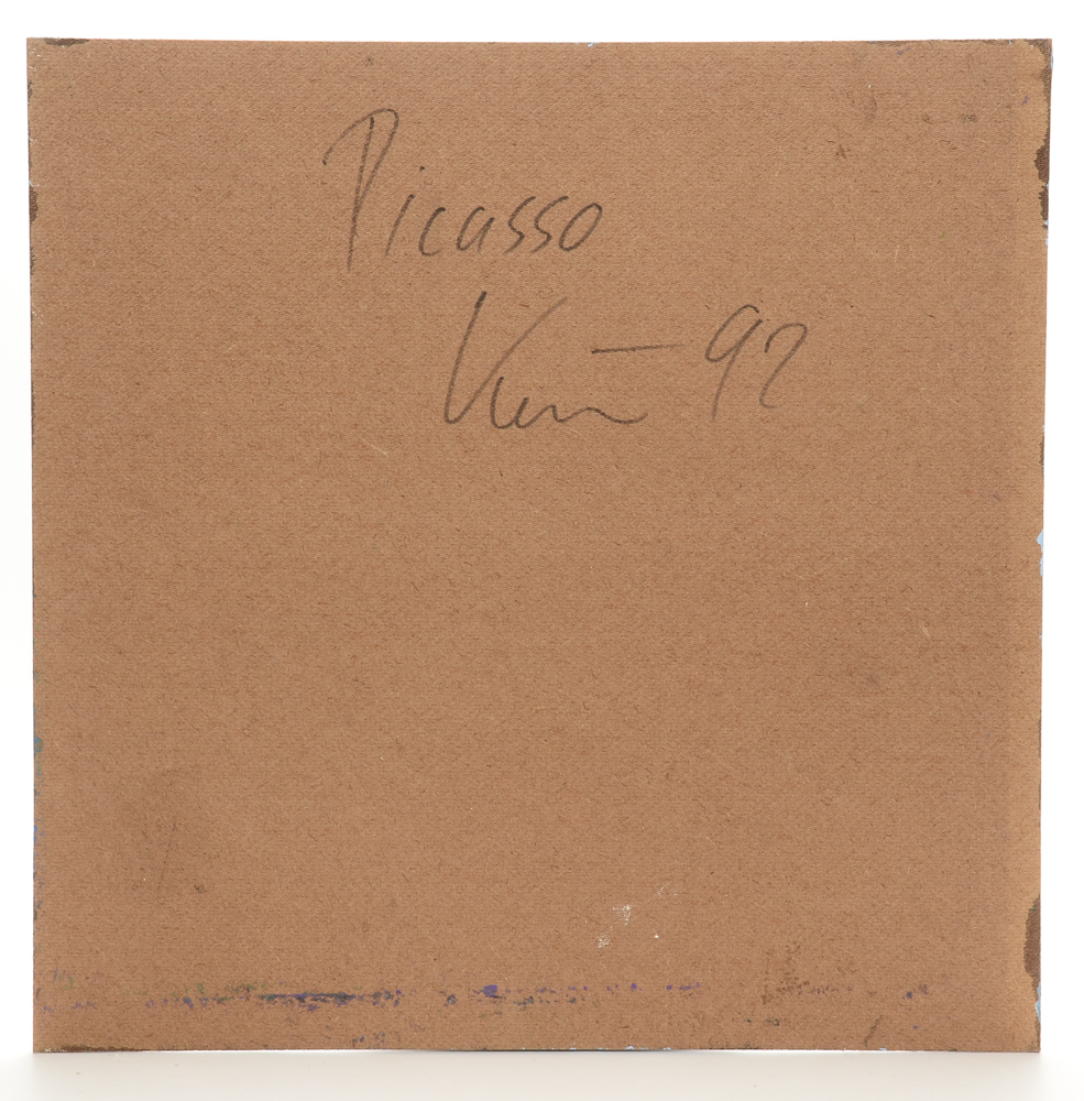 Peter Robert Keil Original Oil Painting on Board "Picasso"