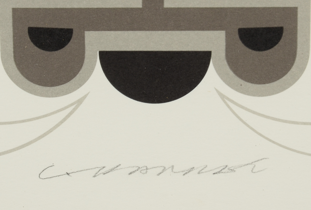 Charley Harper Open Edition Lithograph "Raccrobat"