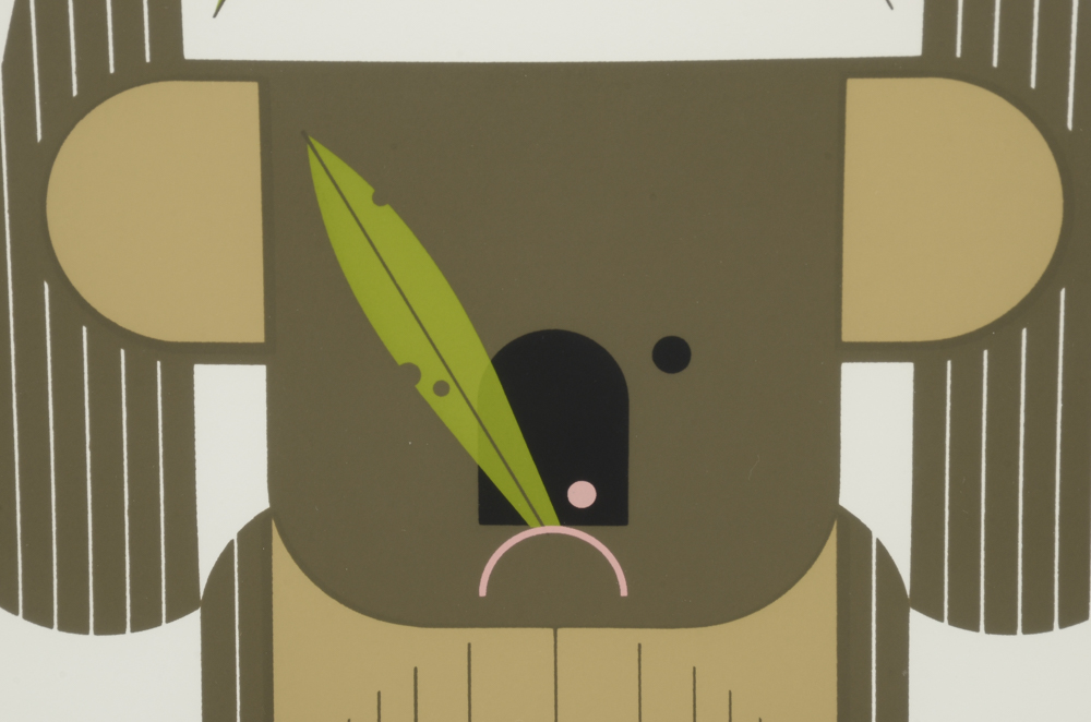 Charley Harper Limited Edition Serigraph "Down Under Down Under"