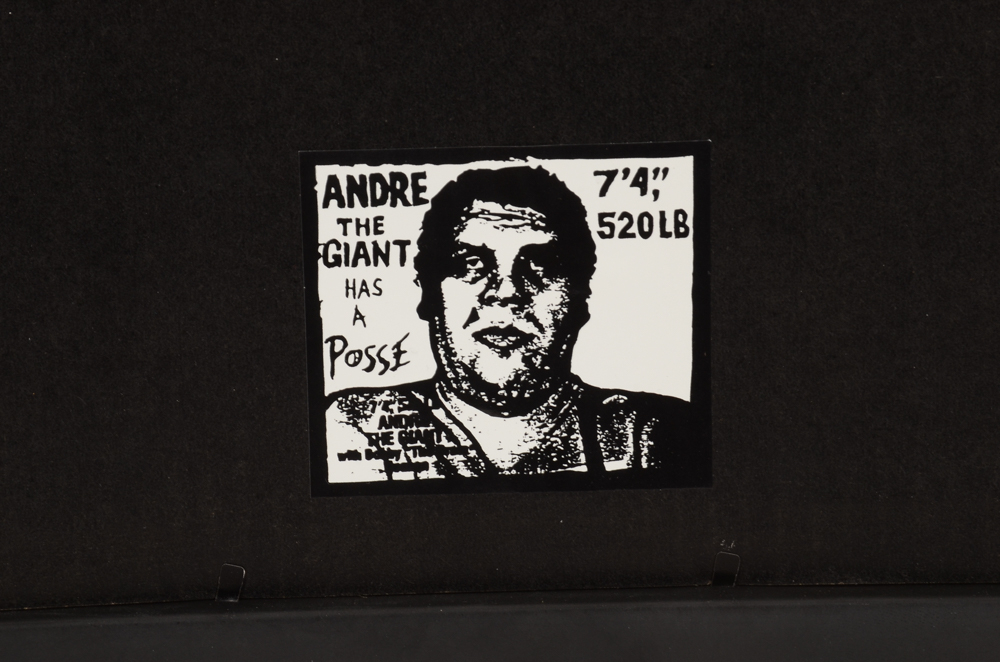 Serigraph of Shepard Fairey's "Molotov Man"