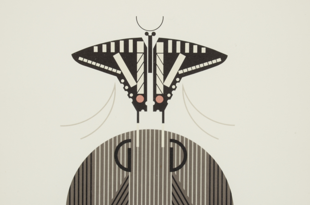 Charley Harper Lithograph "Raccrobat"