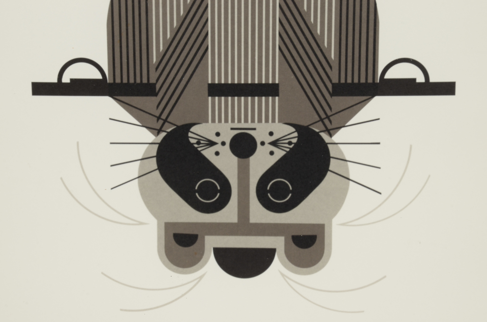 Charley Harper Lithograph "Raccrobat"