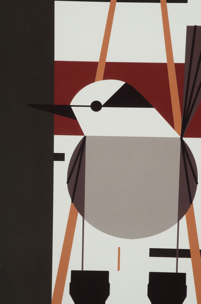 Charley Harper Offset Lithograph "Who's Watching Whom?"
