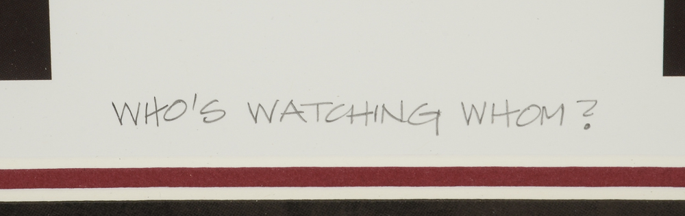 Charley Harper Offset Lithograph "Who's Watching Whom?"