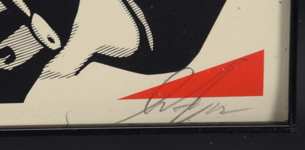 Shepard Fairey Signed Limited Edition Serigraph "Read Between the Lines"