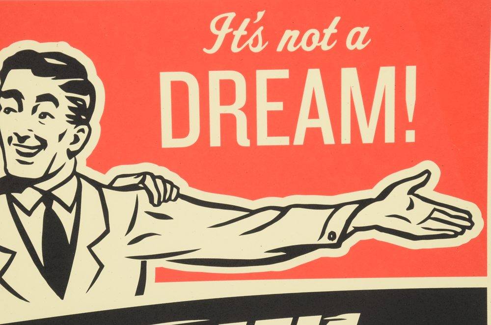 Shepard Fairey Signed Limited Edition Serigraph "America’s Savings"