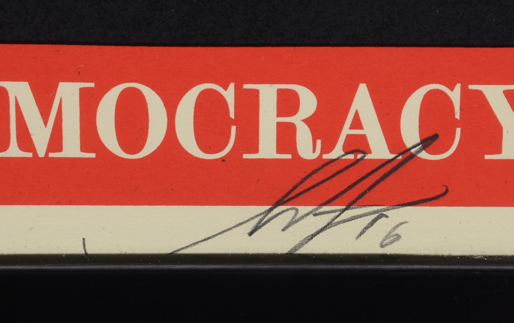 Shepard Fairey Signed Limited Edition Serigraph "America’s Savings"