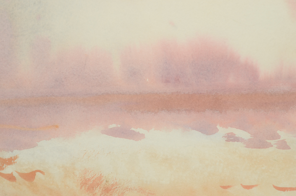 Reginald Grooms Original Coastal Watercolor Painting