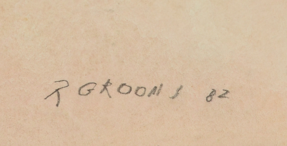 Reginald Grooms Original Coastal Watercolor Painting