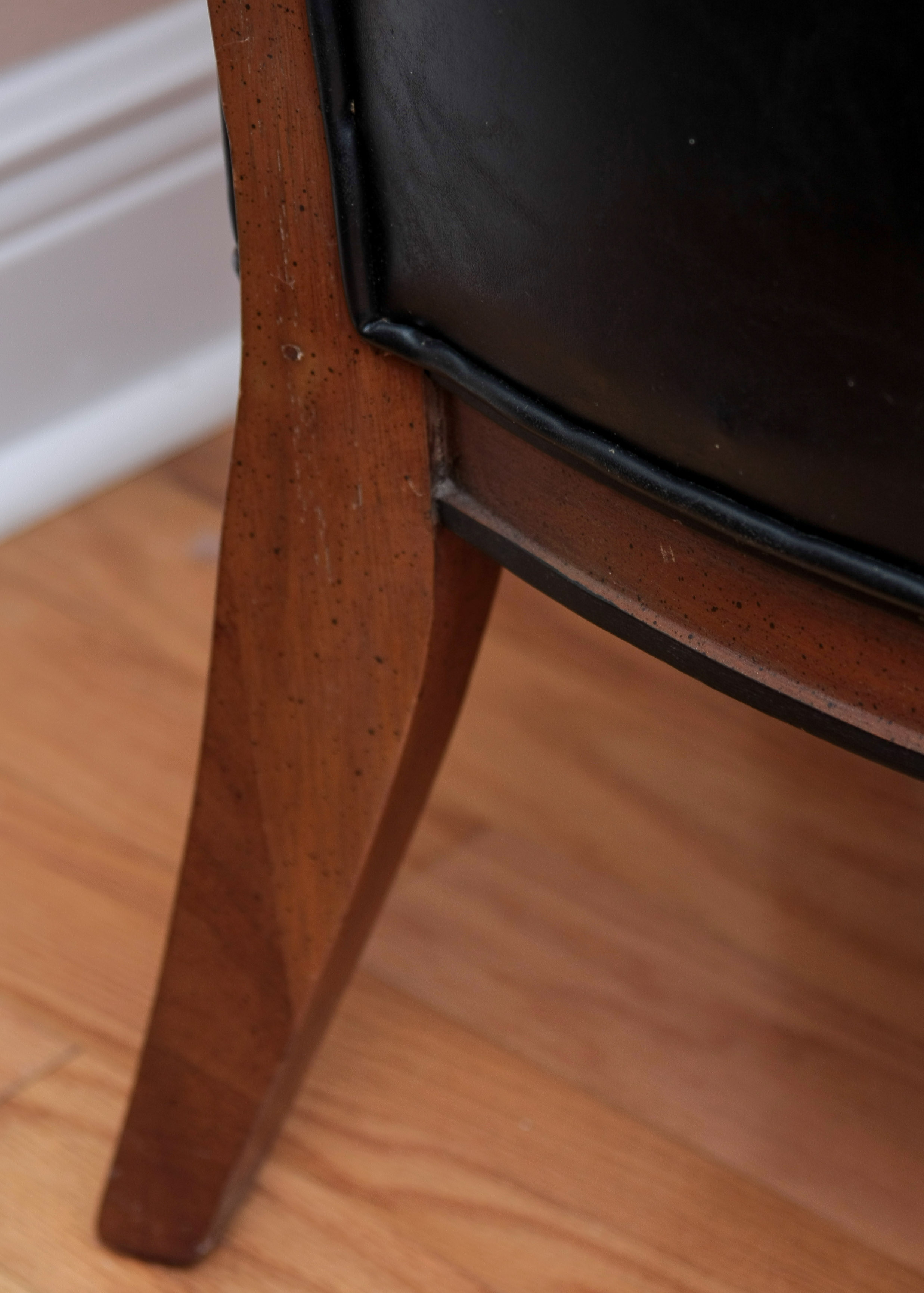 Vintage Art Deco Inspired High Back Tufted Arm Chair