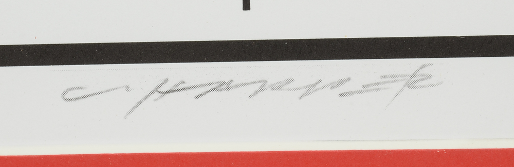 Charley Harper Open Edition Lithograph "Charley's Cardinal"