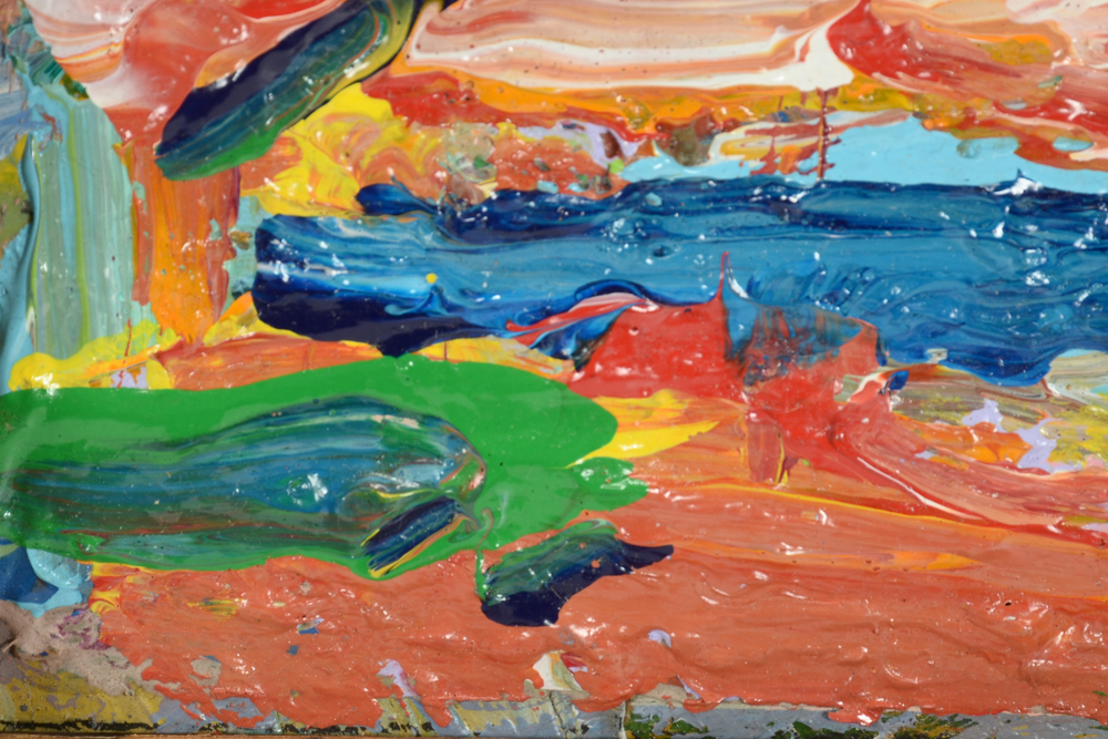 Paul Chidlaw Original Oil Painting on Canvas Board "Sea Breeze"