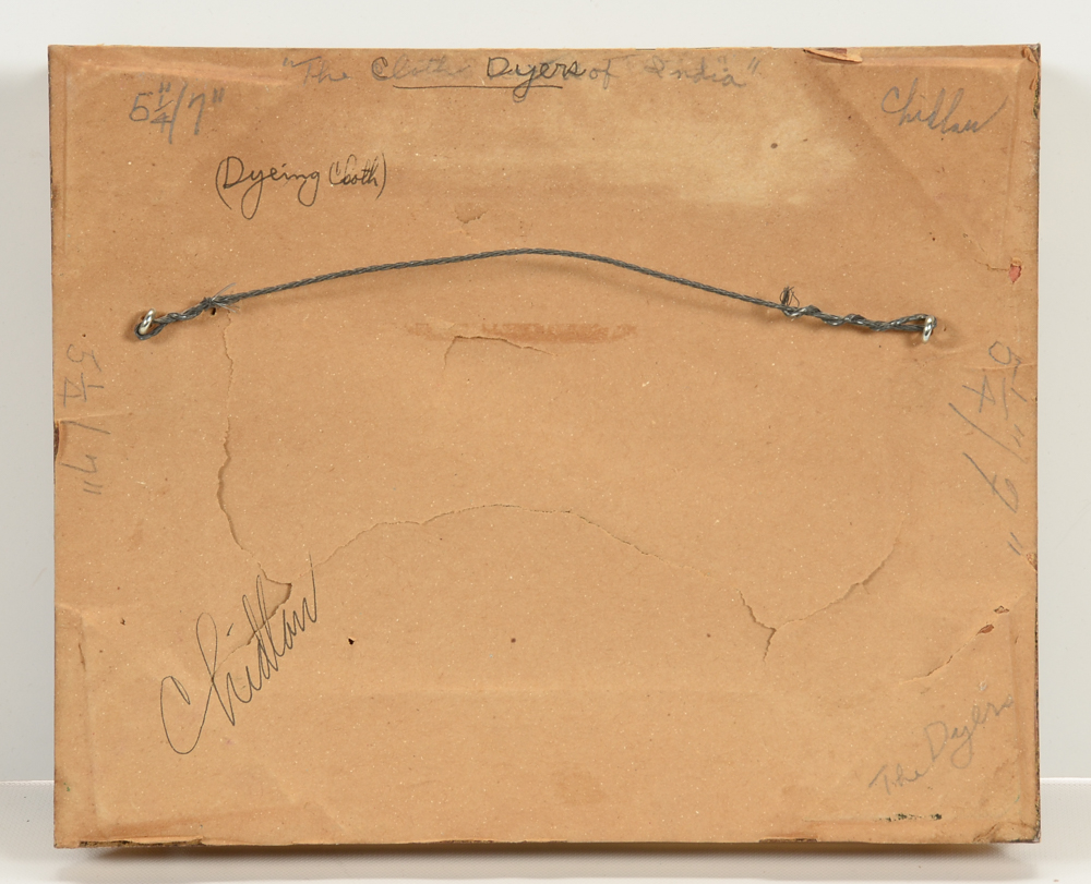 Paul Chidlaw Original Mixed Media Painting on Board