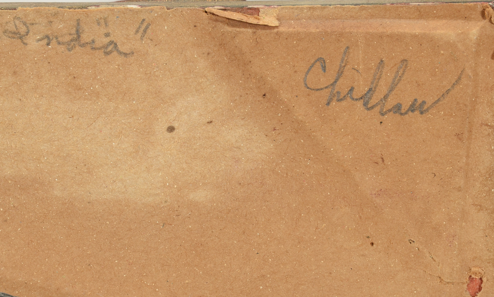 Paul Chidlaw Original Mixed Media Painting on Board