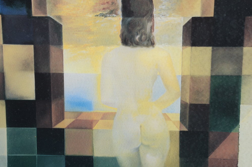 Offset Lithographic Poster After Dali's "Lincoln in Dalivision"